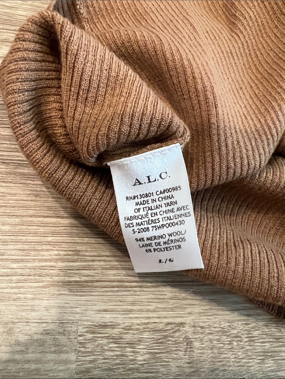 A.L.C. | Desi Merino Wool Turtleneck Sweater - Picture 7 of 8